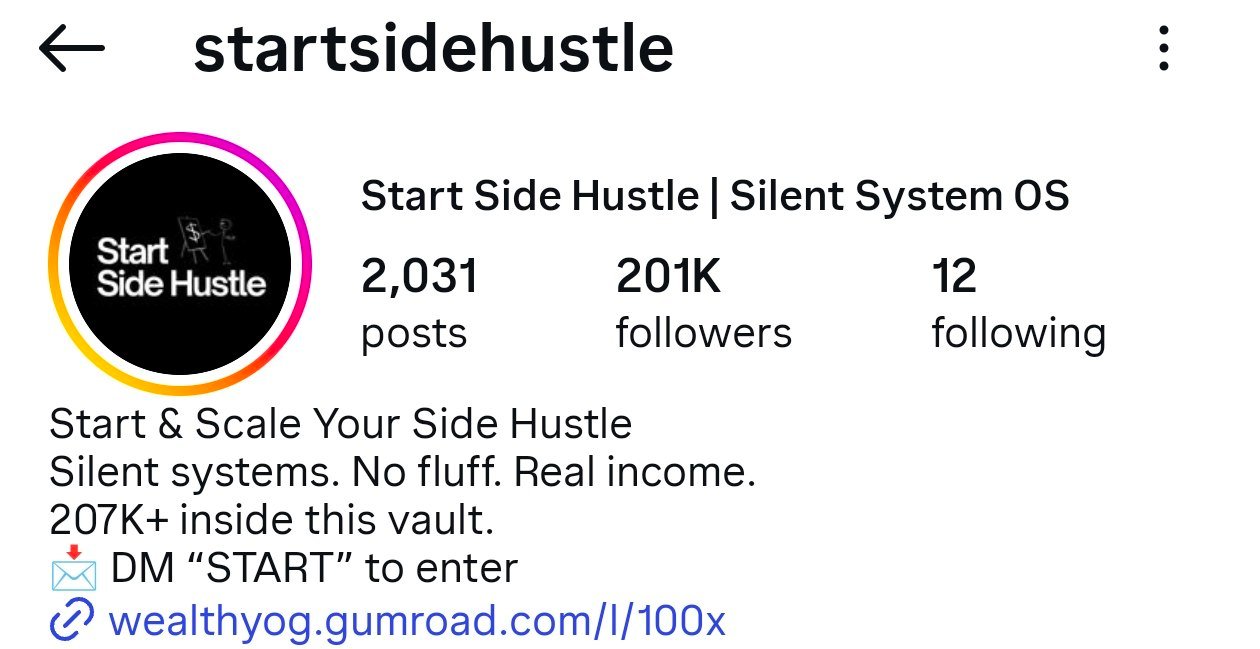 Start Side Hustle