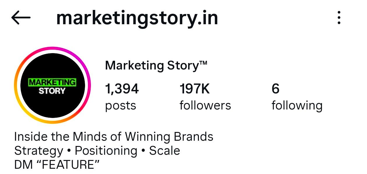 Marketing Story